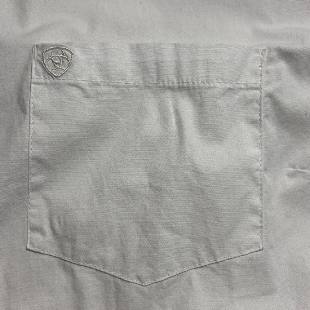 Ariat Real Kirby Stretch LS White Button Down Shirt Women’s Size 2X - Picture 11 of 15